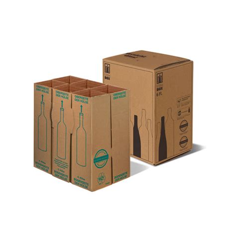 Carton expédition 6 bouteilles 75cl agréé UPS calage