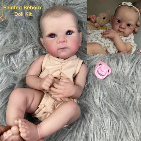 Mrb 18 Inch Already Painted Reborn Bettie Doll Kits With Eyelashes