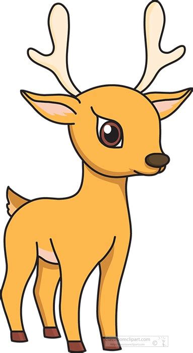 Deer Clipart Clipart Cute Deer Cartoon Clipart Classroom Clipart