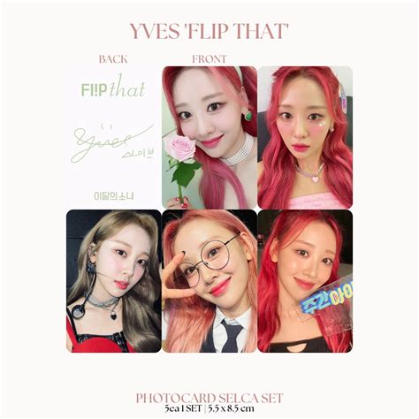 Jual Photocard Loona Selca Flip That Sisi Isi Pcs Laminasi Sisi