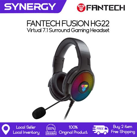 Fantech Gaming Headset Fusion Hg With Virtual Surround