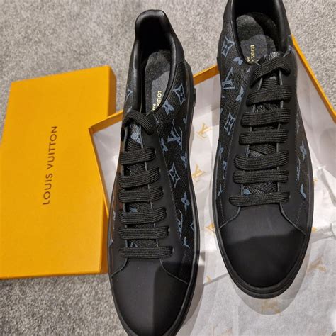 Louis Vuitton Mens Black Trainers Depop