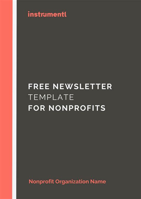 Nonprofit Newsletter Template: How To Design a Winning Newsletter ...