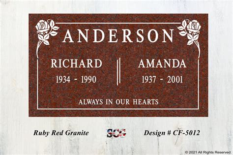 Companion - Headstones - Helping You Design A Personalize Monument ...