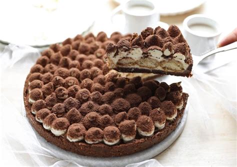 Tiramisu Taart Met Chocolade Kookmutsjes