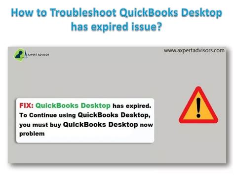 PPT How To Troubleshoot QuickBooks Desktop Has Expired Issue