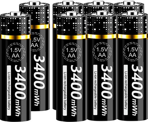 Lithium Aa Oplaadbare Batterij Mwh St V Aa Oplaadbare