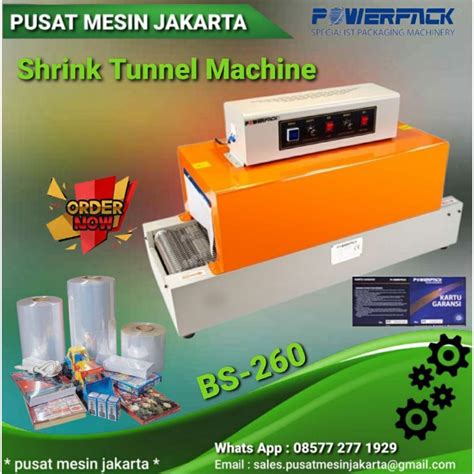 Jual Bs Mesin Shrink Tunnel Penyusut Plastik Powerpack Shopee