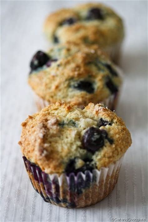 Blueberry Sour Cream Muffin Sending These With A Lemon Glaze To My Big