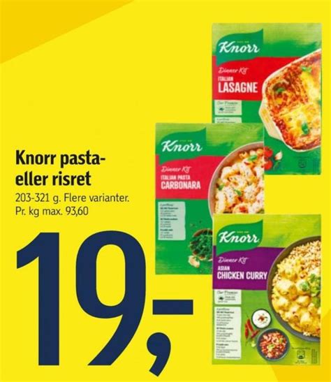 Italian Lasagne Knorr F Tex Maj Alle Tilbudsavis