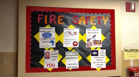 Fun Fire Safety Bulletin Board for Preschool Crafts