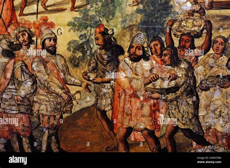 The Conquest Of Mexico Hernan Cortes In Zempuala He Is