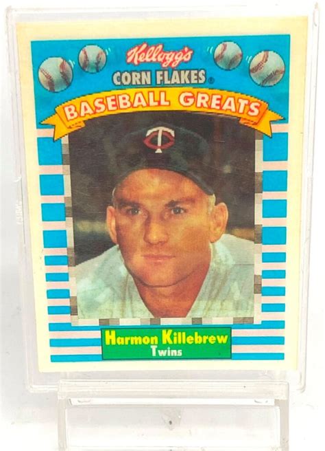 Vintage Sportflics Kellogg S Corn Flakes Baseball Greats Harmon