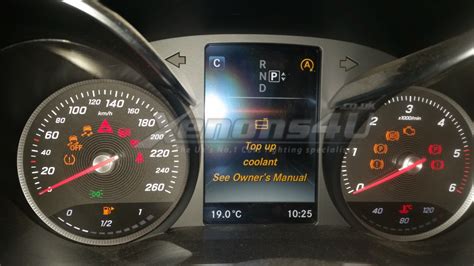 Top Up Coolant See Owner S Manual Warning Message In Mercedes Benz