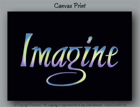 Imagine word art Office decor Inspirational by ArtFromDenise