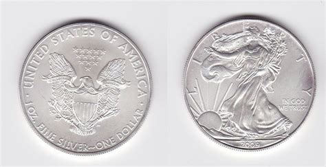 Dollar Silber M Nze Silver Eagle Usa Unze Feinsilber