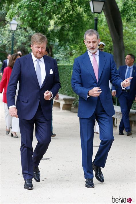 Guillermo Alejandro De Holanda Y Felipe Vi Hablando En El Almuerzo Por