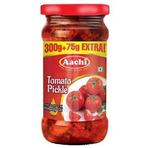 Aachi Spicy Tomato Pickle Packaging Type Plastic Bottles Packaging Size 300 G At Rs 198kg