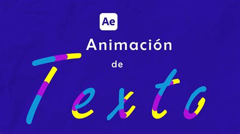 Animaci N De Textos Y Capas En After Effects Youtube