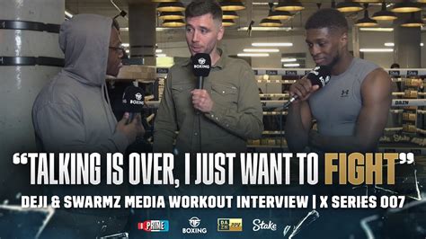 I Just Want To Fight Deji Vs Swarmz Media Workout Interview X