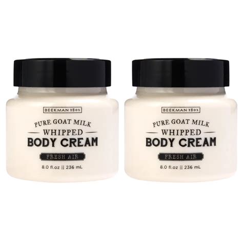 Beekman 1802 Fresh Air Goat Milk Whipped Body Cream Duo Auto Ship