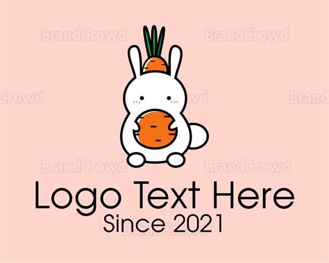 Bunny Carrot Mascot Logo | BrandCrowd Logo Maker