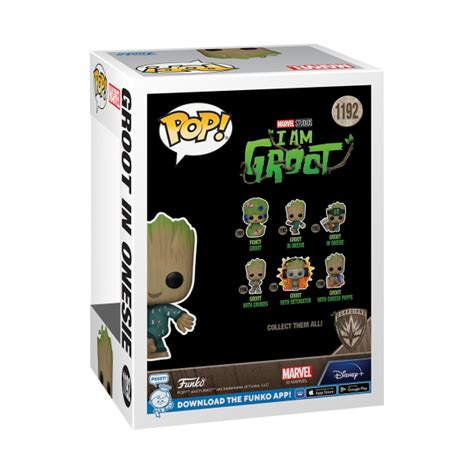 Funko Pop Marvel I Am Groot Groot In Onesie 1192 Hunter