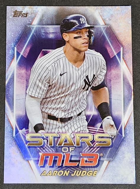 2023 Topps Stars Of MLB SMLB13 Aaron Judge New York Yankees EBay