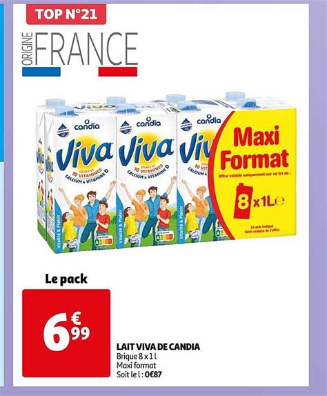 Promo Lait Viva De Candia Chez Auchan Icatalogue Fr