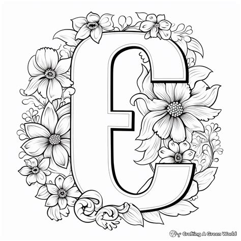 Plain Alphabet Coloring Pages - Free & Printable!