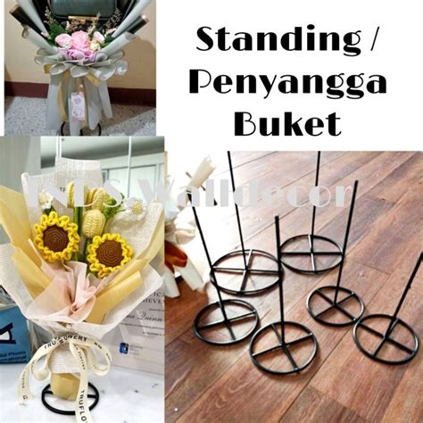 Jual TERBARU Stand Buket Bunga Display Bouquet Bunga Standing Buket