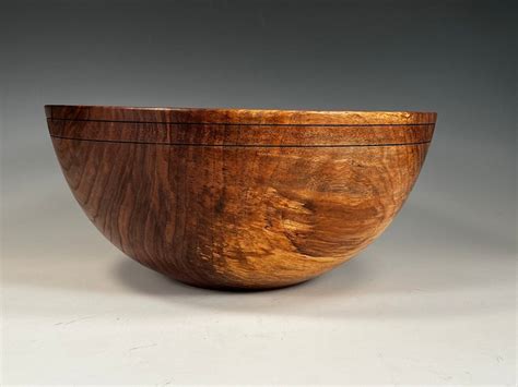 Salad Bowl Walnut Bowl Woodturning Bowl Etsy