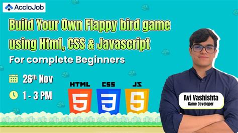 Build Your Own Flappy Bird Game Using HTML CSS JavaScript Project