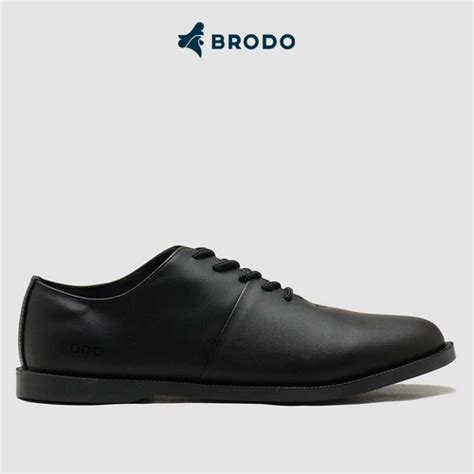 Jual Brodo Sepatu Pria Signore Low Eco Full Black Kota Bandung