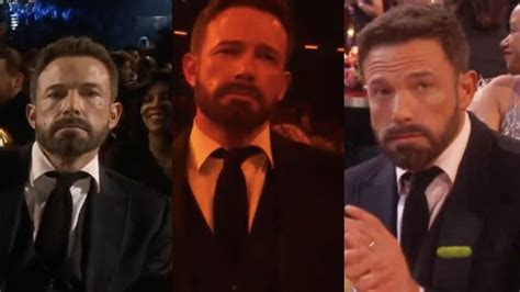 An Ode To Ben Affleck Looking Miserable At The Grammys Marie Claire