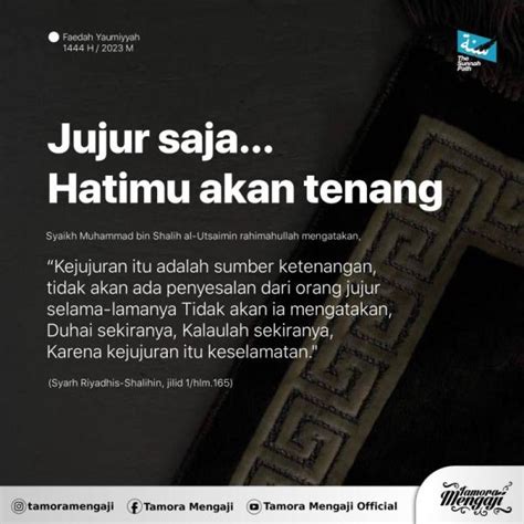 KEJUJURAN ADALAH SUMBER KESELAMATAN