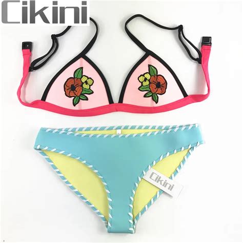 Neoprene Swimwear Women Bikini Woman New Summer 2018 Sexy Swimsuit Bath