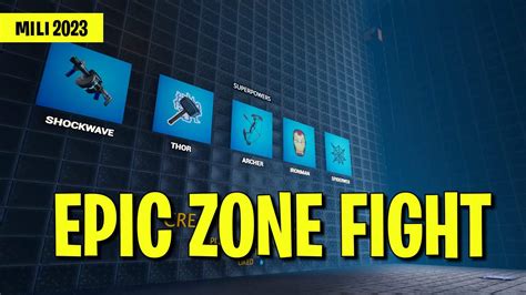 EPIC ZONE FIGHT PVP Fortnite Creative Map Code Dropnite