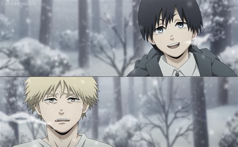 Chainsaw Man Snowball Fight