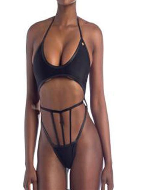 Lelinta Women S Best Summer Swimwear Straps Cutout Lace Up Back One Piece Padded Swimsuit Bikini