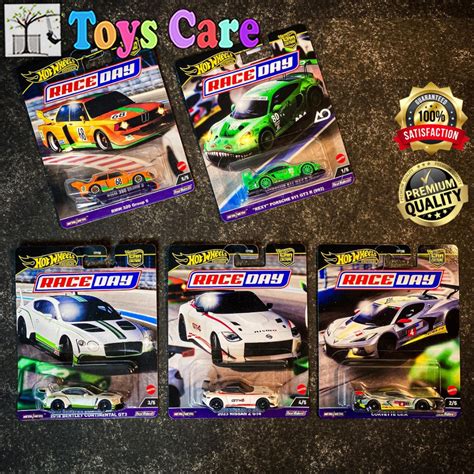 Jual Hot Wheels Premium Race Day 2024 Set 5 Pcs REXY Porsche Corvette C8R BMW 320 Nissan Z Nismo