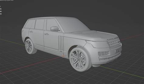 Obj File Range Rover 2017・3d Printing Idea To Download・cults