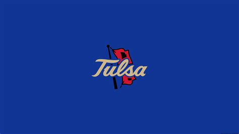 Download Tulsa Golden Hurricane Logo Blue Background Wallpaper ...