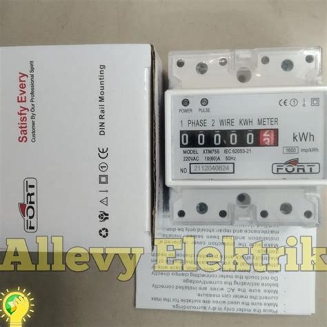 Jual Kwh Meter Phase Analog A Xtm S Fort Shopee Indonesia