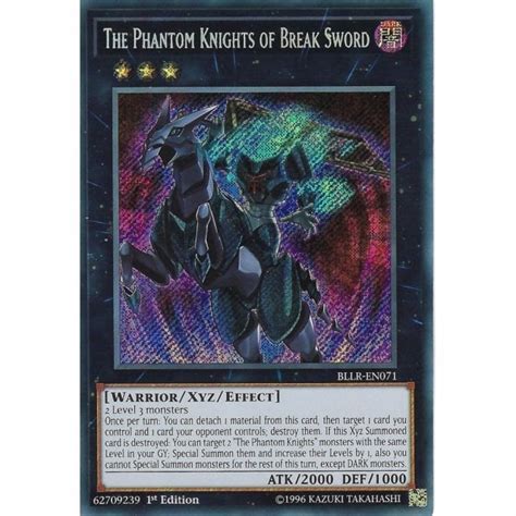 Yu Gi Oh Trading Card Game Yu Gi Oh THE PHANTOM KNIGHTS OF BREAK SWORD