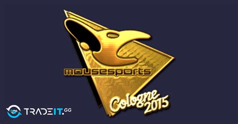 Sticker Mousesports Gold Cologne 2015 Tradeit