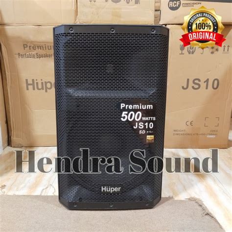 Jual Speaker Aktif HUPER JS10 JS 10 15 INCH ORIGINAL 500 WATT USB Di