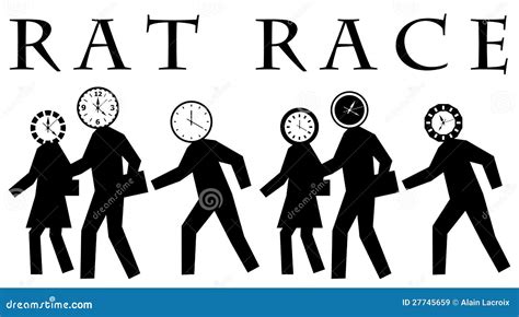 Rat race stock illustration. Illustration of difficult - 27745659