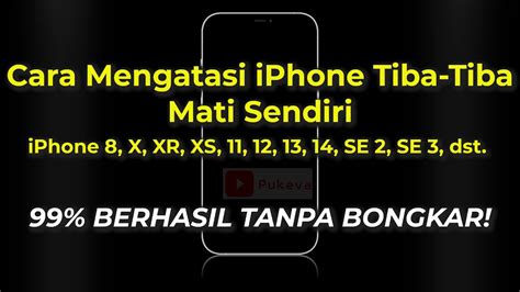 Cara Mengatasi IPhone Tiba Tiba Mati Sendiri Tanpa Dibongkar 8 X XR