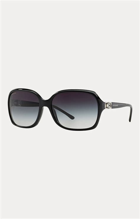 Bvlgari Black Oversized Sunglasses